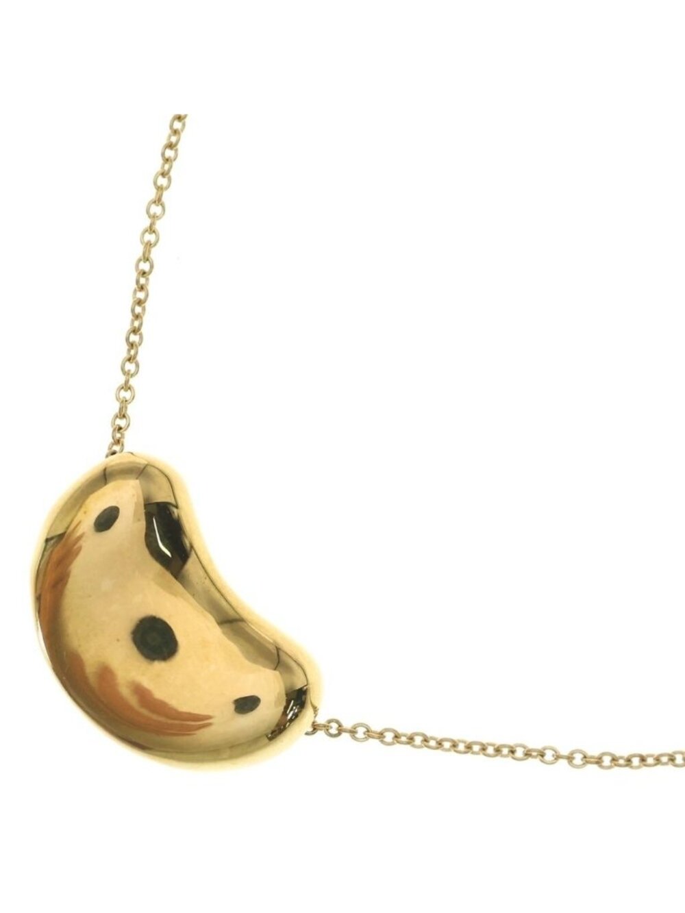 Tiffany & Co Bean Design Necklace 18k Yellow Gold